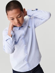modra - Paul Smith Junior dečki Oxford 100% Cotton srajce - Slika 5 iz 6