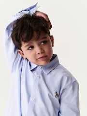 modra - Paul Smith Junior dečki Oxford 100% Cotton srajce - Slika 6 iz 6
