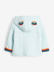 Paul Smith Junior Baby Blue Zebra Logo Quilted Jacket - Image 2 of 4