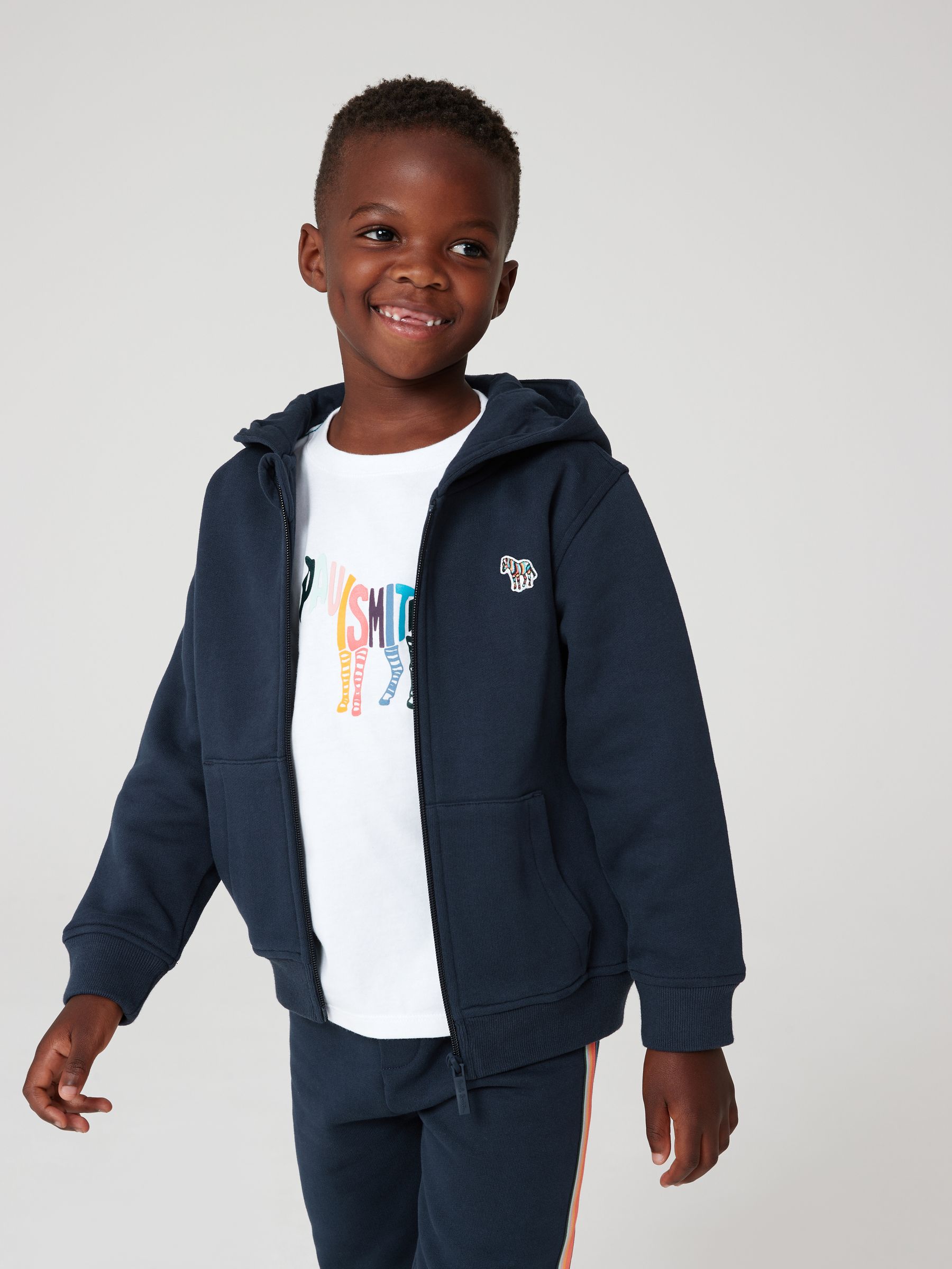 Boys zip through hoodie shop