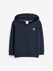 Темно-синий - Худи на молнии для мальчиков Paul Smith - Изображение 6 из 9