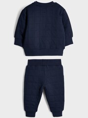 Paul Smith Baby Boys Navy Nylon Pocket Sweatshirt & Jogger Set - Image 2 of 5