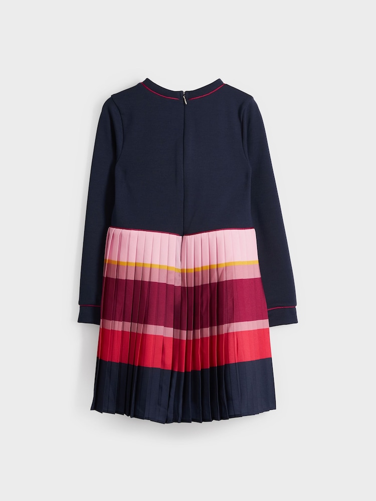 Paul Smith Junior Girls Long Sleeve Pleated Dress - Image 6 of 7
