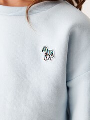 Paul Smith Junior Girls Zebra Logo Crew Neck Sweatshirt - Image 3 of 9