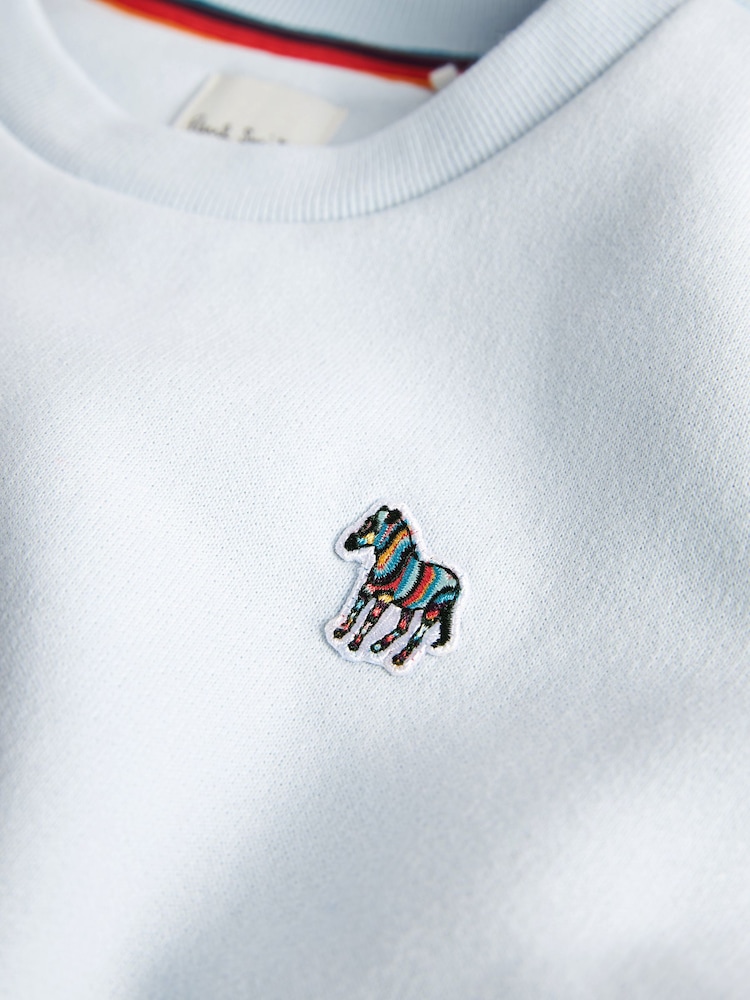 Paul Smith Junior Girls Zebra Logo Crew Neck Sweatshirt - Image 9 of 9