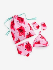 Paul Smith Baby Girls Floral Sleepsuit Gift Set - Image 5 of 8