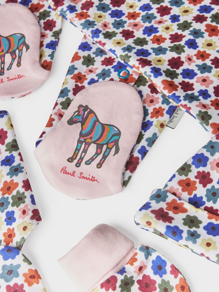 Paul Smith Baby Girls Floral Sleepsuit Gift Set - Image 8 of 8