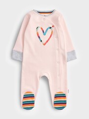 Paul Smith Baby Girls 3-Pack 'Heart' Sleepsuits - Image 5 of 7