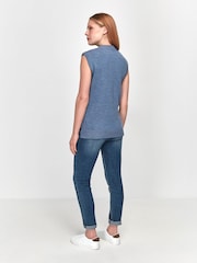 M&co Zopfstrick-Trägertop, Blau - Bild 2 von 5