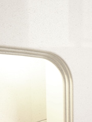 Be Modern White Tasmin Marble Curved Arch Fireplace Surround - Image 4 of 4