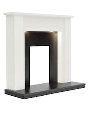 Be Modern White Elda Marble Fireplace Surround - Image 3 of 4