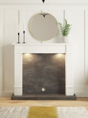 Be Modern Ash White Cheshire Timber Inglenook Fireplace Surround - Image 1 of 4