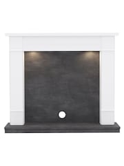 Be Modern Ash White Cheshire Timber Inglenook Fireplace Surround - Image 2 of 4