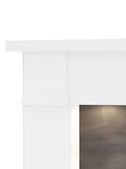 Be Modern Ash White Cheshire Timber Inglenook Fireplace Surround - Image 4 of 4