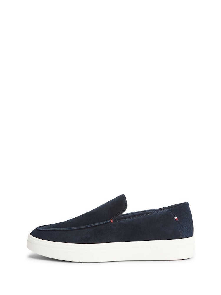 Tommy Hilfiger Blue Lightweight Suede Loafers - Image 2 of 6 Tommy Hilfiger Blue Lightweight Suede Loafers - Image 2 of 6