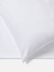 Jasper Conran London White 300 Thread Count Percale Weave Plain Duvet Cover - Image 2 of 4
