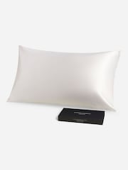 Jasper Conran London White Silk Pillowcase - Image 1 of 6