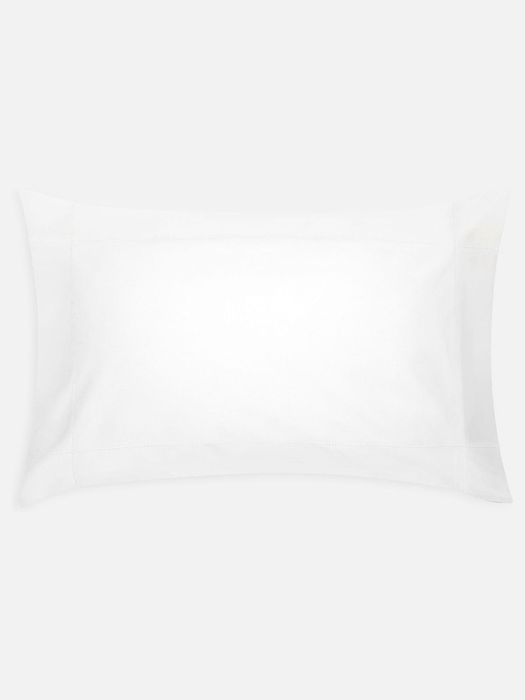 Jasper Conran London White 500 Thread Count Satin 100% Cotton Pillowcase - Image 5 of 5
