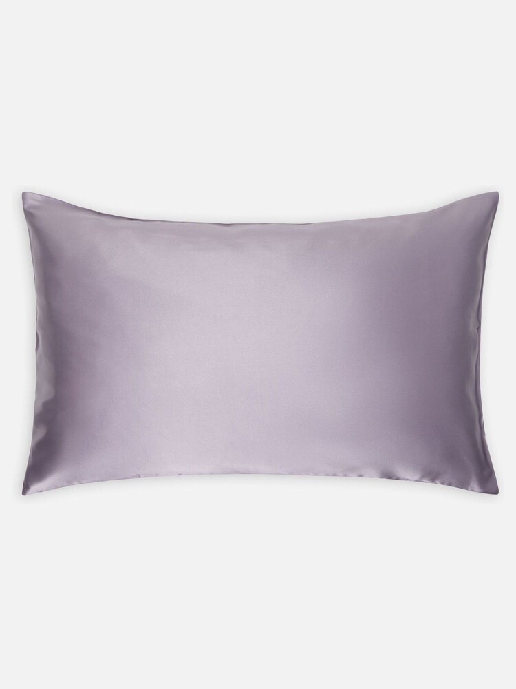 Jasper Conran London Lavender Grey Organic Silk Pillowcase - Image 1 of 2