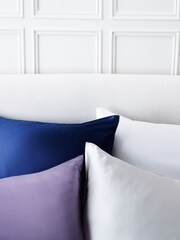 Jasper Conran London Lavender Grey Organic Silk Pillowcase - Image 2 of 2