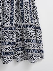 Oliver Bonas Blue Mono Mini Dress - Image 7 of 8