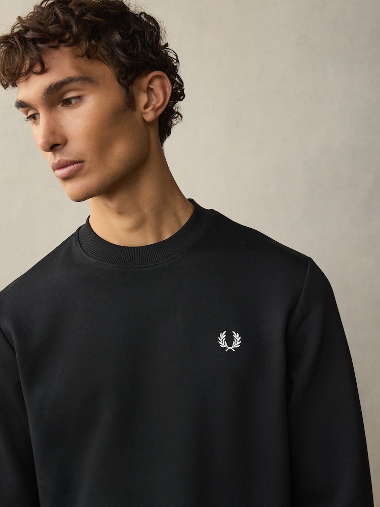 Fred Perry Crew Neck Sweatshirt - Image 4 of 9