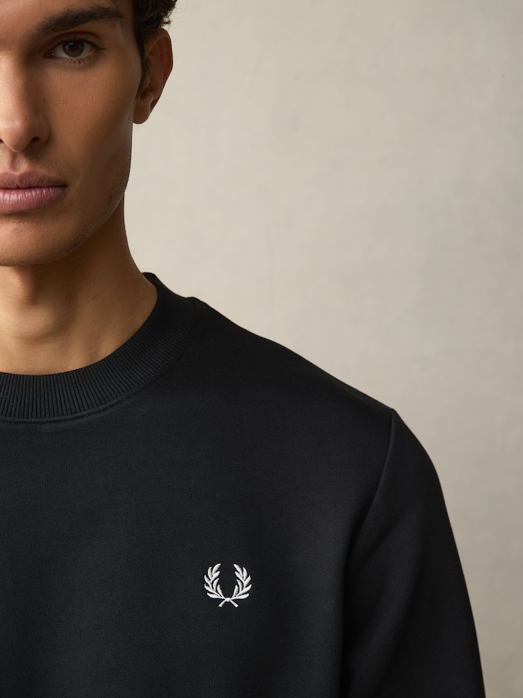 Fred Perry Crew Neck Sweatshirt - Image 5 of 9