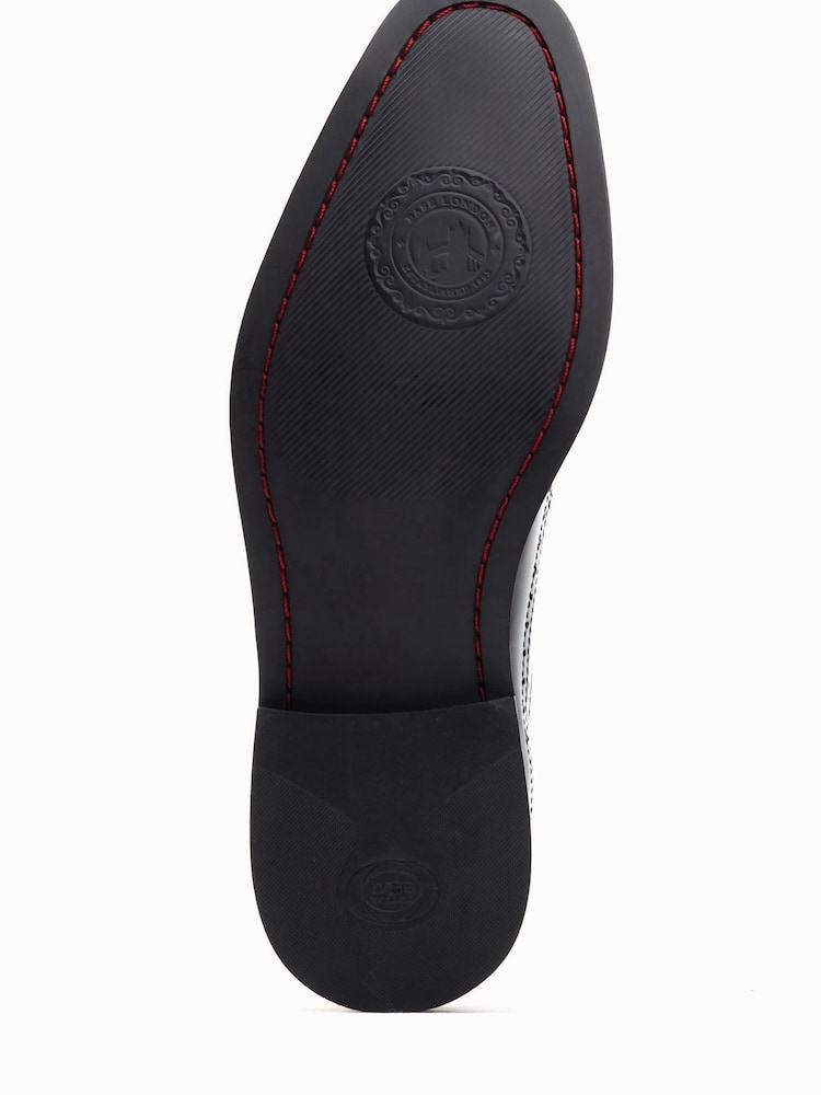 Base London Black Havisham Patent Brogues - Image 5 of 6