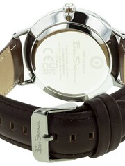 Ben Sherman Brown Strap And Grey Dial Watch - Image 1 of 6