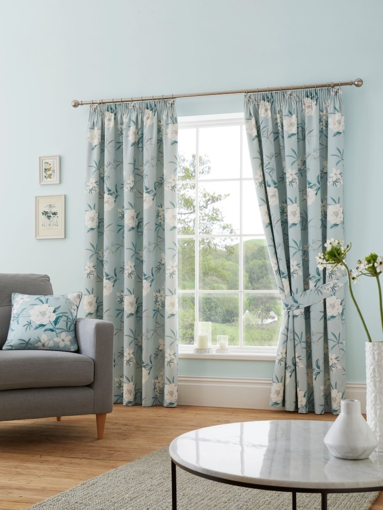 Dreams & Drapes Eve Pencil Pleat 100% Cotton Curtains - Imagem 1 de 4