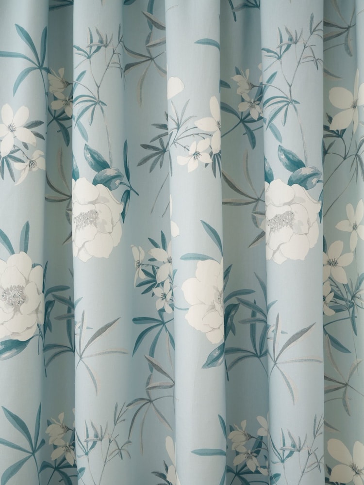 Dreams & Drapes Blue Eve Pencil Pleat Curtains - Image 3 of 4