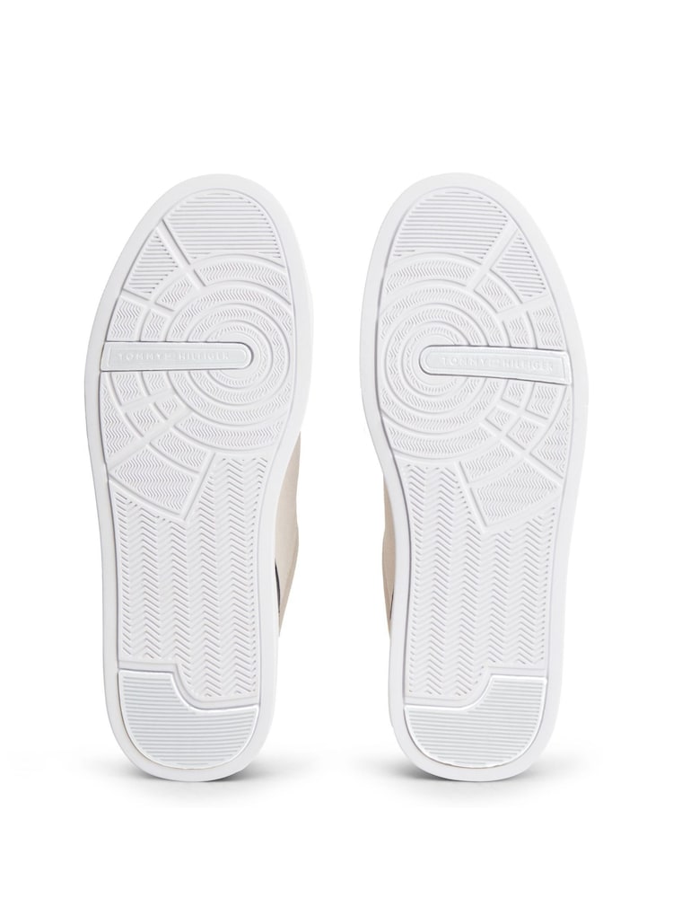 Tommy Hilfiger Natural Suede Court Trainers - Image 6 of 6 Tommy Hilfiger Natural Suede Court Trainers - Image 6 of 6
