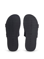Tommy Hilfiger Blue Webbing Strap Buckle Suede Sandals - Image 6 of 6