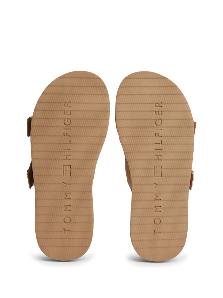 Tommy Hilfiger Natural Webbing Strap Buckle Suede Sandals - Image 6 of 6 Tommy Hilfiger Natural Webbing Strap Buckle Suede Sandals - Image 6 of 6