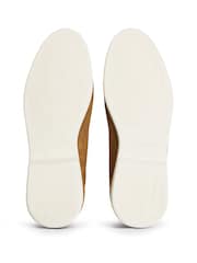 Tommy Hilfiger Natural Flag Plaque Suede Loafers - Image 6 of 6