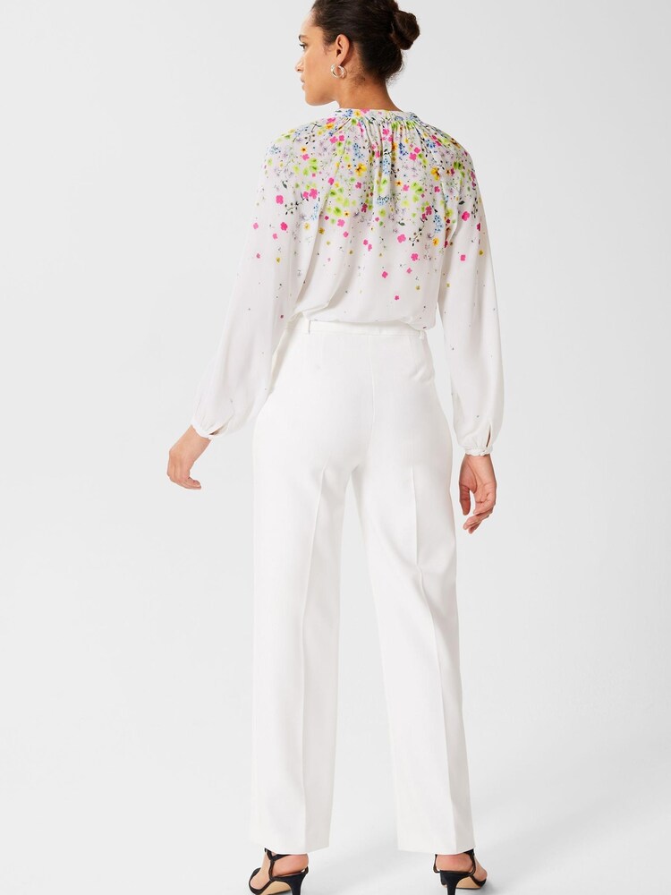 Hobbs White Alycia Blouse - Image 2 of 4 Hobbs White Alycia Blouse - Image 2 of 4