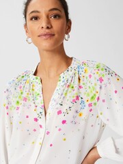 Hobbs White Alycia Blouse - Image 3 of 4