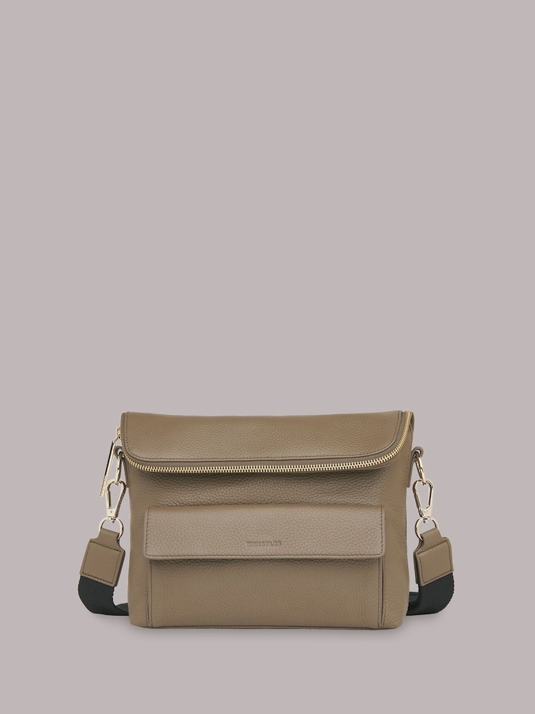 Whistles Green Cross-Body Vida Bag - Image 2 of 4