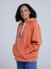 Animal Womens Orange Kaya Organic Happy Hoodie - Image 2 of 10