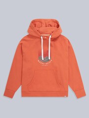Animal Womens Orange Kaya Organic Happy Hoodie - Image 6 of 10