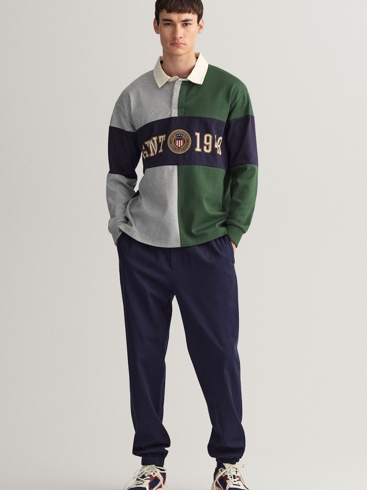 GANT Blue Jogger Chinos - Image 1 of 3