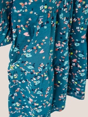 White Stuff Blue Dotty Printed Jersey Dress - Image 3 of 3