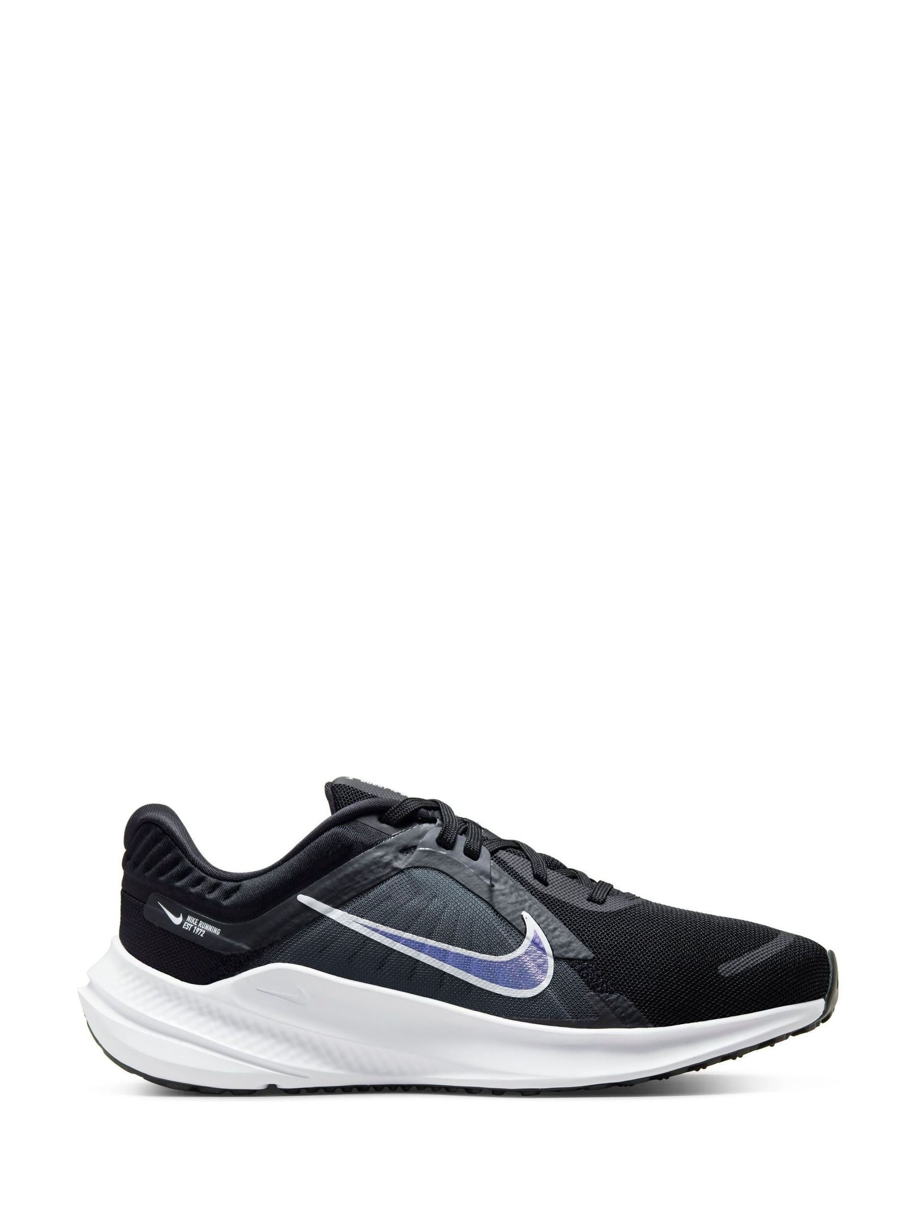 Buy Nike Black Purple Quest 5 Road Running Trainers from Next Luxembourg