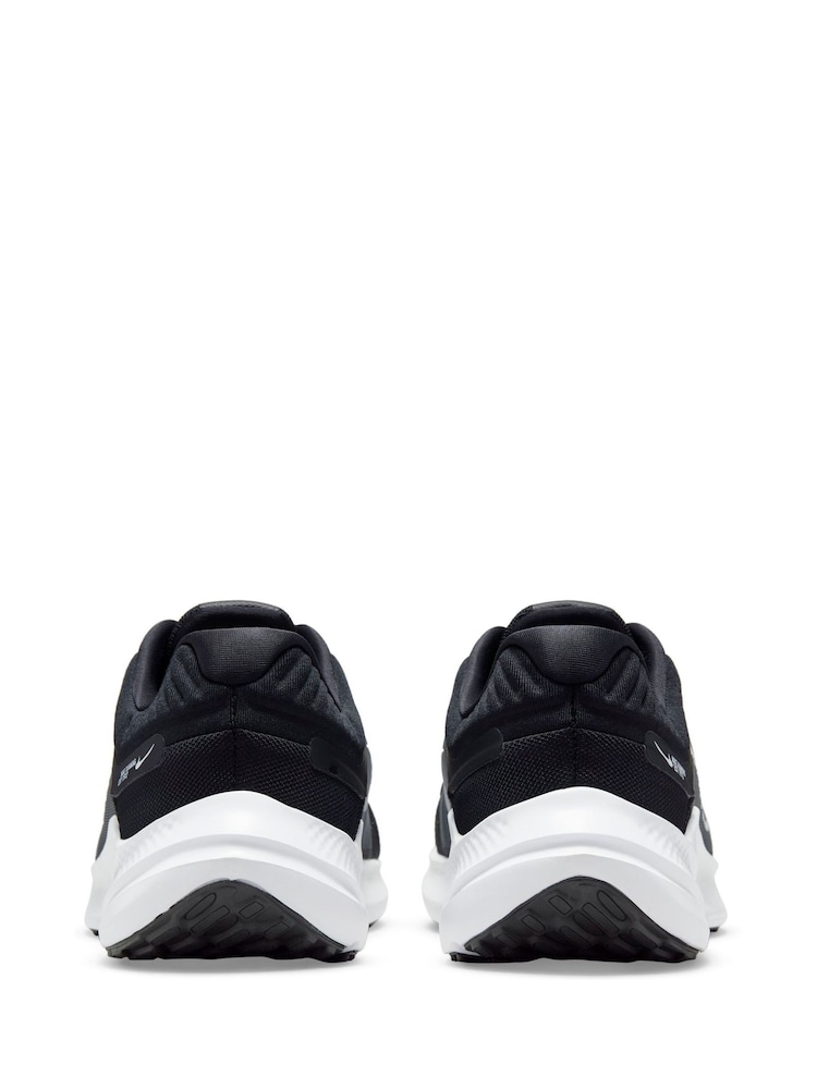 Nike Black/Purple Quest 5 Road Running Trainers - Image 5 of 9