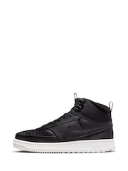 Nike Black Court Vision Mid Trainers - Image 4 of 10