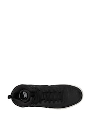 Nike Black Court Vision Mid Trainers - Image 7 of 10