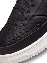 Nike Black Court Vision Mid Trainers - Image 9 of 10