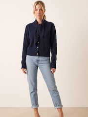 Style Cheat Scarf Tie Cardigan - Bilde 3 av 4