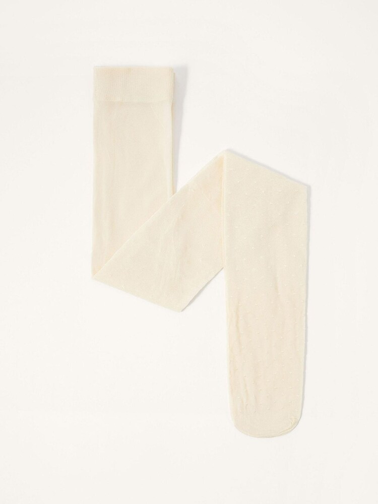 Monsoon Natural Spot Bridal Tights - Image 1 of 2
