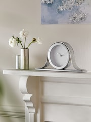 Silver Ella Mantel Clock - Image 1 of 3